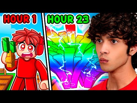 I Spent 24 Hours in Grow a Garden