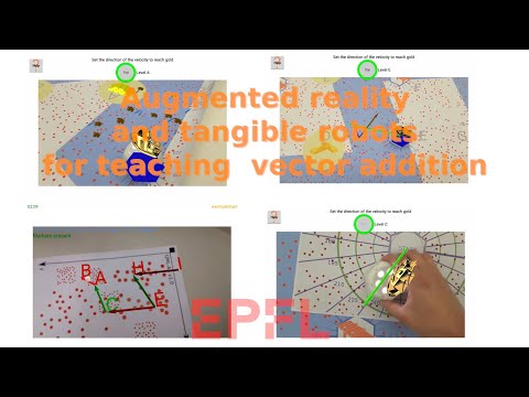 Augmented reality and Cellulo for teaching vectors