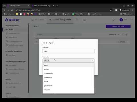 Multi-Factor Authentication (MFA) for Admin Actions Demo in Teleport 15