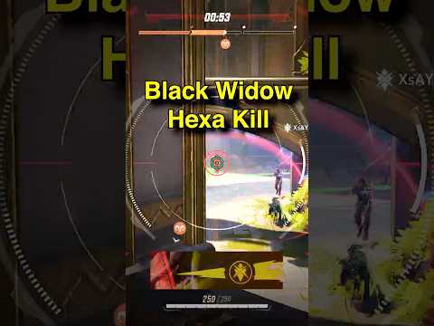 Hexa Kill Madness with Black Widow! 🕷️