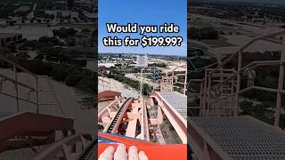 Download lagu ⚠️Would you ride the #Titan at Six Flags Over Texas for $199.99? #rollercoaster mp3