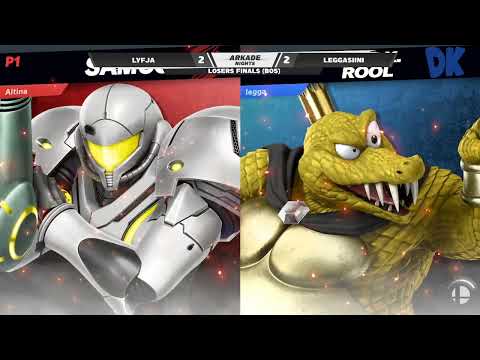 Arkade Nights #1 Losers Final - Lyfja (Samus) Vs. leggasiini (King K. Rool)