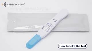 Prime Screen - Oral Swab Drug Test - Instruction