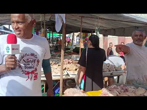 Visitando feira livre de são Miguel de taipu-pb