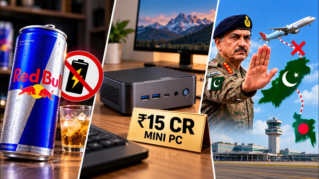 Red Bull vs FSSAI, ₹15 Crore Mini PC, Pakistan Denies Airspace to Bangladesh