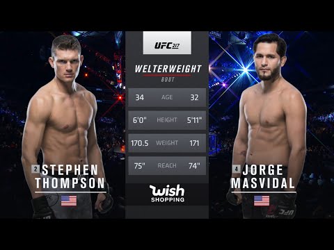 Stephen Thompson vs Jorge Masvidal Full Fight Full HD