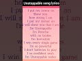 Sia Unstoppable Song Lyrics