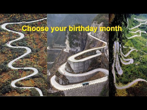 Choose your birthday month to see your winding zip zap road