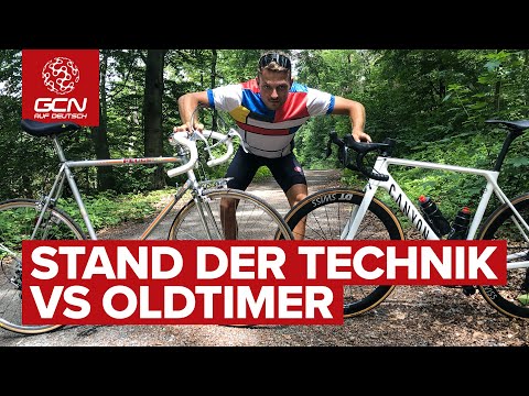 Kampf der Generationen - Alt vs. Neu - Welches Rad ist schneller im GCN Fahrradgenerationen-Test?