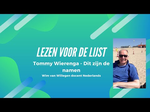 Tommy Wieringa - Dit zijn de namen