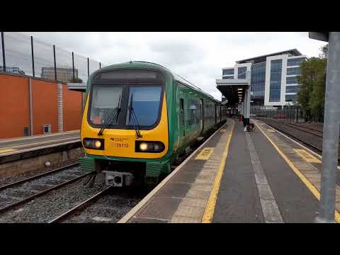 Irish Rail 29000 Class DMU's 29112 & 29120 at Belfast Central / Lanyon Place 24/6/22