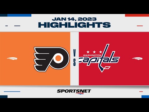 NHL Highlights | Flyers vs. Capitals - January 14, 2023