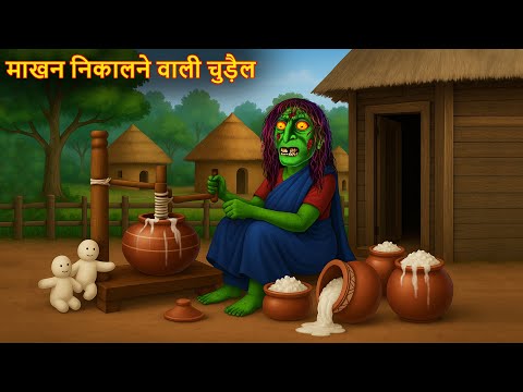 Makhan Nikalne Wali Chudail | माखन  निकालने वाली चुड़ैल | Hindi Stories |  |  Chudail Stories