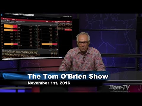 Daily Stock Market Recap by Tom O'Brien November 1st