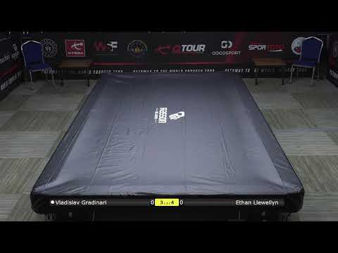 Vladislav Grădinari vs Ethan Llewellyn — European U18 Snooker Championships semi-final
