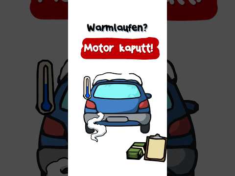 Motor warmlaufen lassen? Macht ihn kaputt + 80 € Bußgeld 🚗❄️