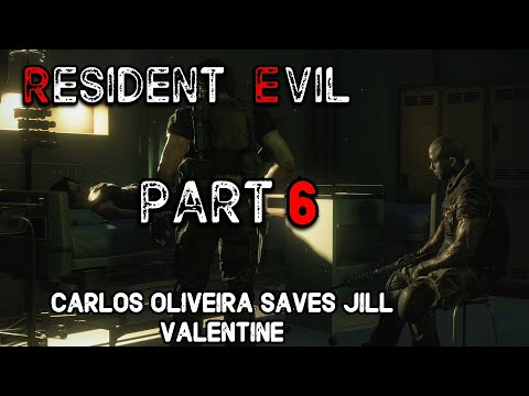 RESIDENT EVIL 3 REMAKE Gameplay Part 6 - (CARLOS SAVES JILL IN HOSPITAL)