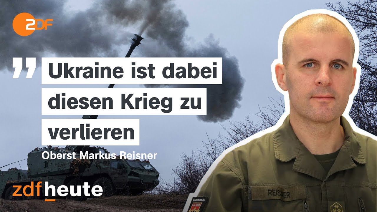 Oberst Reisner über den russischen Vormarsch in der Ukraine | ZDFheute live