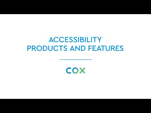 Cox Accessibility Products And Features