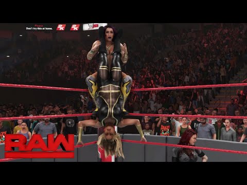 WWE 2K19 RAW Sasha Banks vs Trish Stratus: April 29, 2019