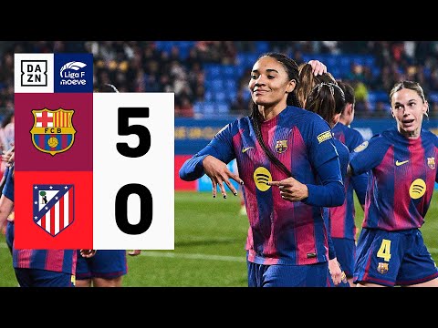 FC Barcelona vs Atlético de Madrid (5-0) | Resumen y goles | Highlights Liga F