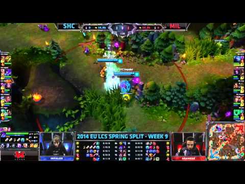 SHC vs MIL   LCS EU W9D1   Supa Hot Crew vs Team Millenium VOD