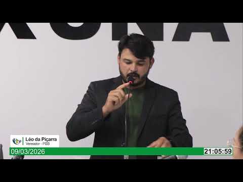 09/03/2026 - Sessão Ordinária Legislativa - Nova Ipixuna
