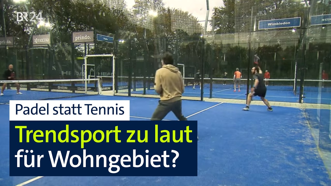 Bis zu 90 Dezibel: Anwohner wollen Padel-Anlage verhindern | Abendschau | BR24