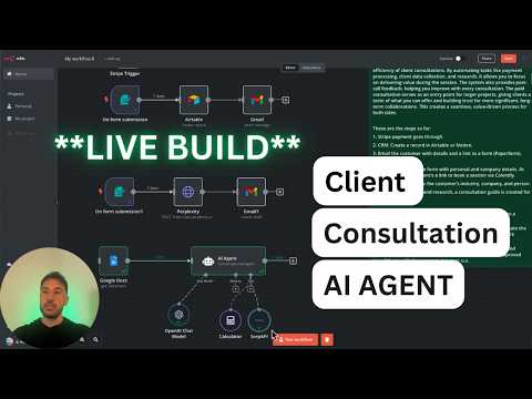 LIVE BUILD: Watch me build AI Agent from scratch (NO CODE)