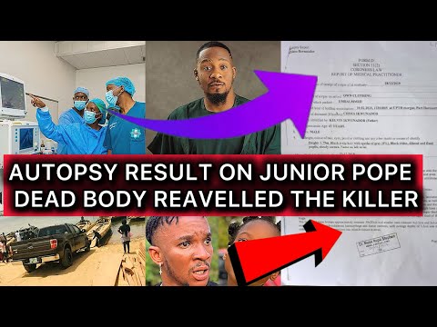 Junior Pope Autopsy Result findout as Nollywood want to büřy Junior Pope next month. #juniorpope