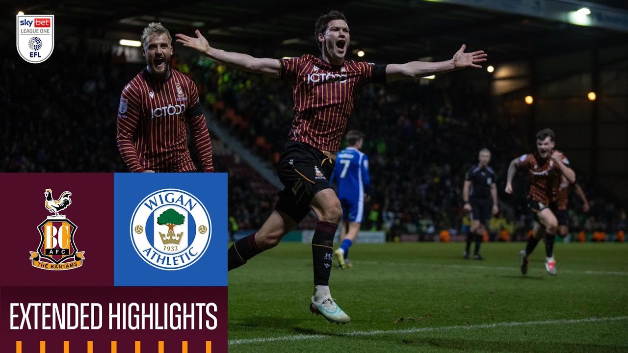 Bradford City vs Wigan Full Match Highlights