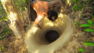Build The Most Underground House Water Slide To Swimming Pool Underground