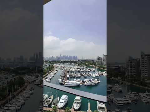 The best yacht view in all of Singapore