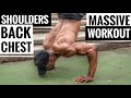 Shoulder Back Workout | Chest Workout for Size and Strength