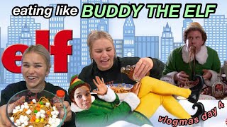 I ATE LIKE BUDDY THE ELF FOR A DAY *yes, i ate THAT spaghetti* TWISTMAS DAY 4