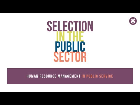 Public Sector Human Resource Management