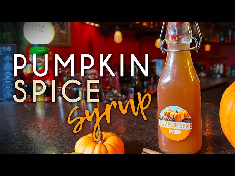 Homemade Pumpkin Spice Syrup for Lattes, Cocktails & More