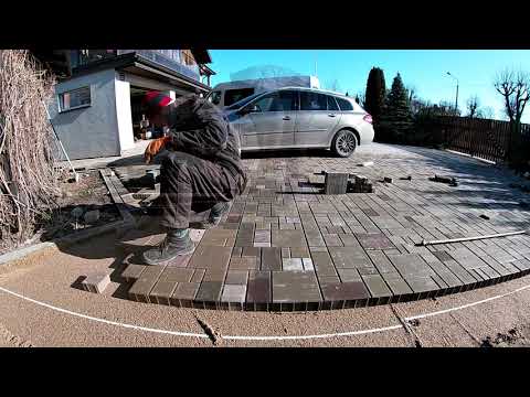 Kā pašam ieklāt bruģi/Laying paving stones DIY