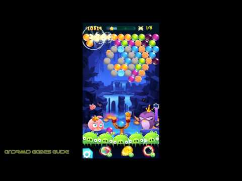 Angry Birds POP Bubble Shooter: Level 25: Walkthrough (3 STARS) HD