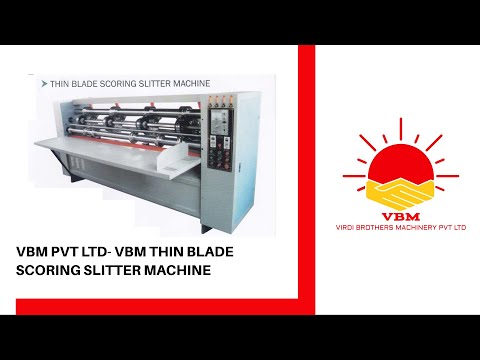 Thin Blade Slitter Scorer Machine