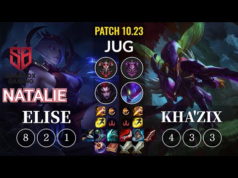 SB Natalie Elise vs Kha'Zix Jungle - KR Patch 10.23