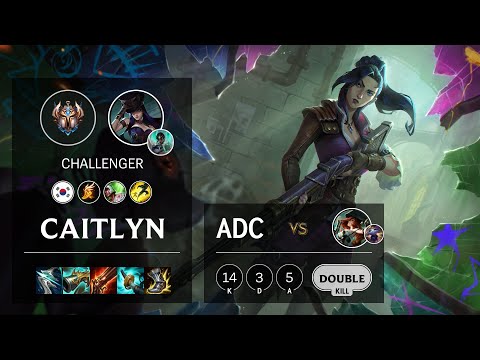 Caitlyn ADC vs Miss Fortune - KR Challenger Patch 11.23
