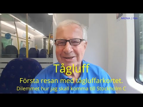 2021-06-23 TÅGLUFF - Första resan med tågluffarkortet. Dilemmet hur jag skall komma till Stockholm C