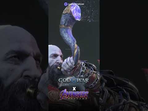 Kratos Blows Horn & Opens Portals But With Avengers Endgame Music (GOOSEBUMPS) #godofwarragnarok
