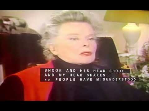 Katharine Hepburn on Barbara Walters about her Essential Tremor (1987)