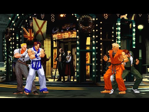MUGEN - Byakko's Chars - Kim Kaphwan & Eagle vs. Ryo & Kusanagi Kyo - Download