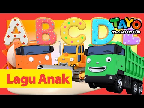 *BARU* Mobil-mobil kuat membuat kue alfabet! l Tayo Bahasa Indonesia Lagu Anak l Lagu Warna