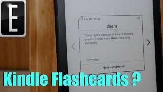 Kindle has Flashcards? | Vocabulary Builder