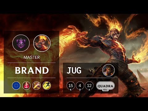 Brand Jungle vs Jarvan IV - EUW Master Patch 9.8