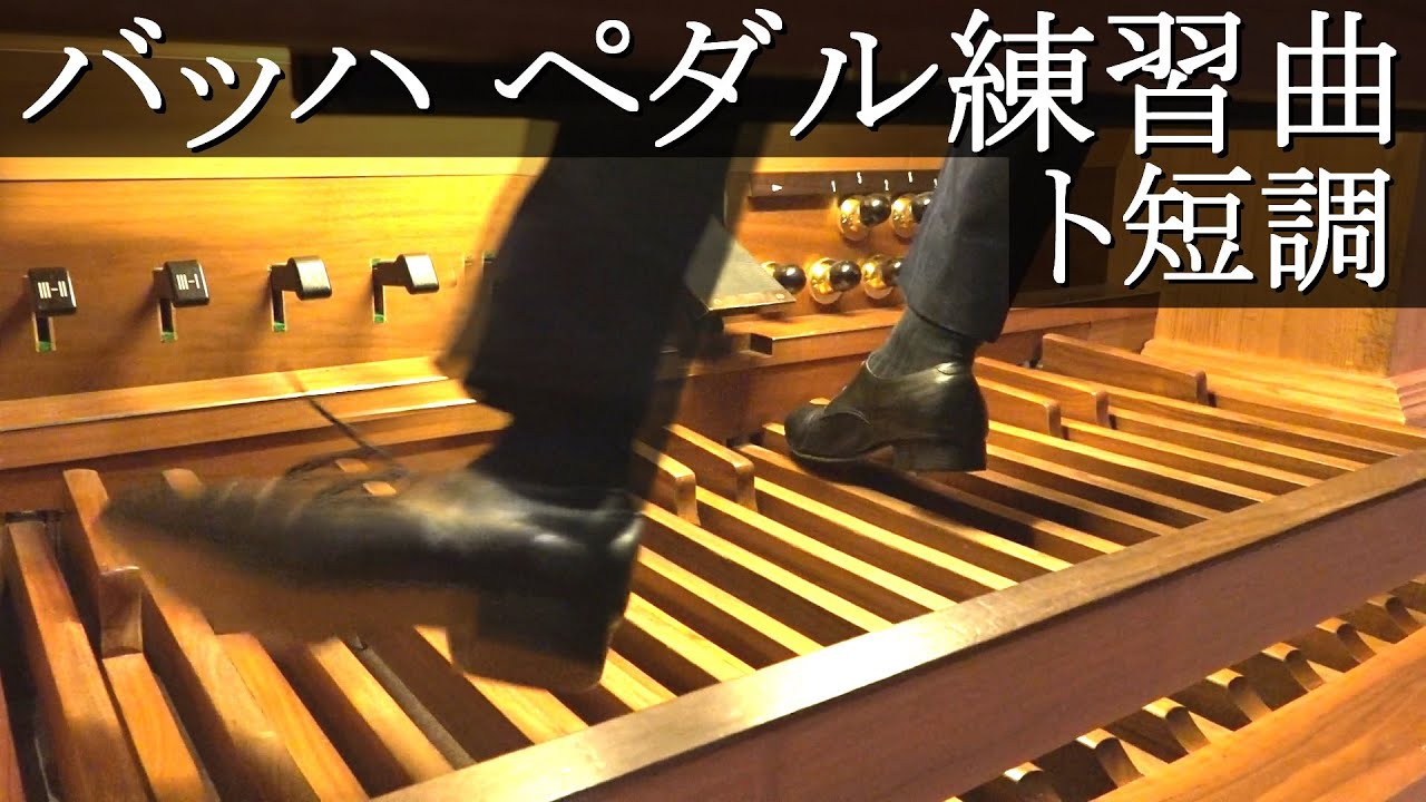 【パイプオルガン】バッハ : ペダル練習曲 ト短調 BWV598【未完】 (オルガン : 冨田一樹) Bach : Pedal-Exercitium【バロック】